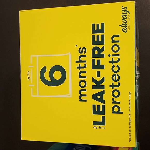 192 Count Always Ultra Thin Maxi 2 boxes of 96= 12 mths protection $65 value - Picture 4 of 7